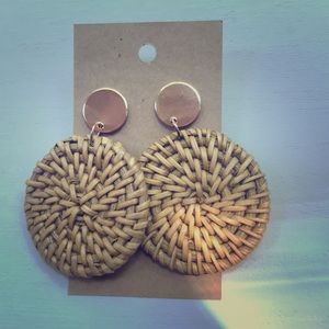 (New) Rattan Earrings